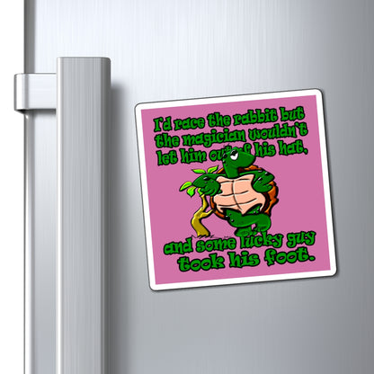 turtle race - Magnets - (light pink)
