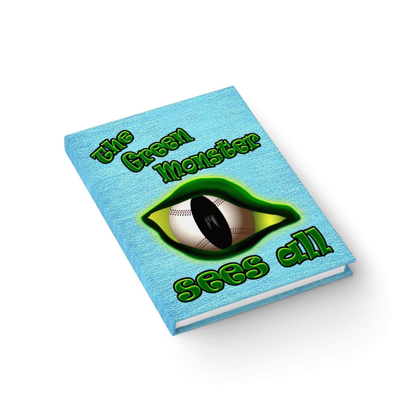 green monster - journal-blank (faded blue)