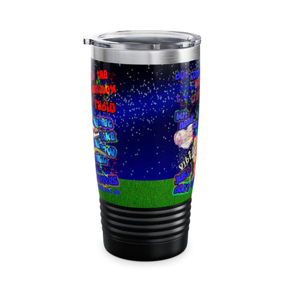 drop the beat - Ringneck Tumbler, 20oz  ('snoops' background)