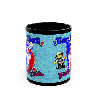tag that - Black Mug (faded blue)
