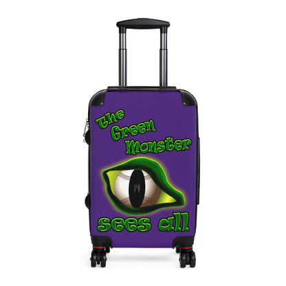 green monster - Suitcase (purple)