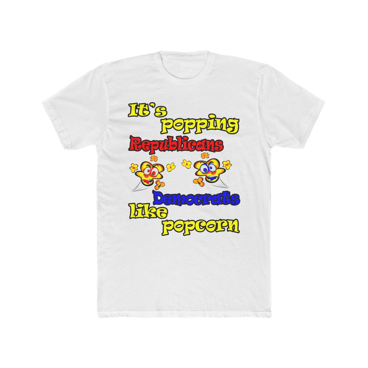 popping like popcorn - Men's Cotton Crew Tee