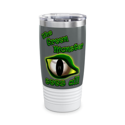 green monster - Ringneck Tumbler, 20oz (dark grey)