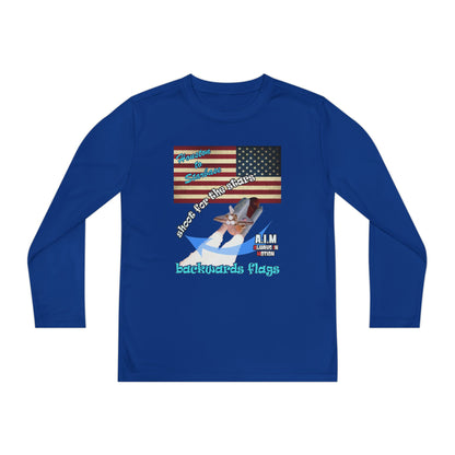 shoot for the stars - Youth Long Sleeve Competitor Tee
