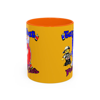 tag that - Accent Mug (yellow)