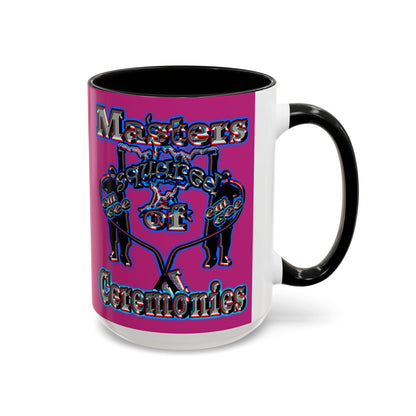 em cee squared - Accent Mug (pink)