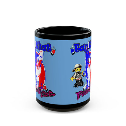 tag that - Black Mug (light blue)