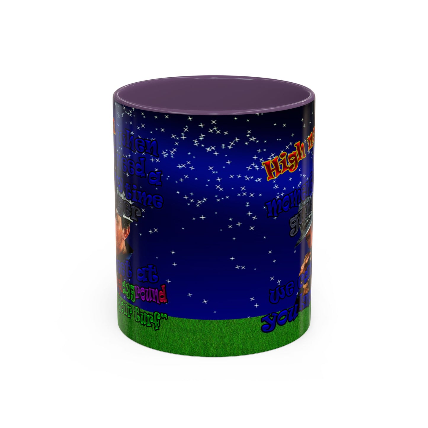 high noon - Accent Mug ('snoops' background)