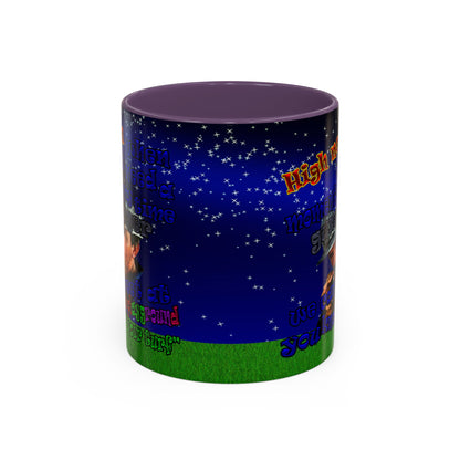 high noon - Accent Mug ('snoops' background)