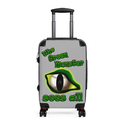 green monster - Suitcase (light grey)