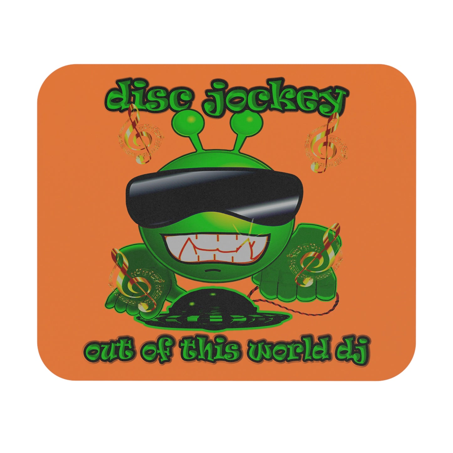 disc jockey - Mouse Pad (Rectangle) (crusta)