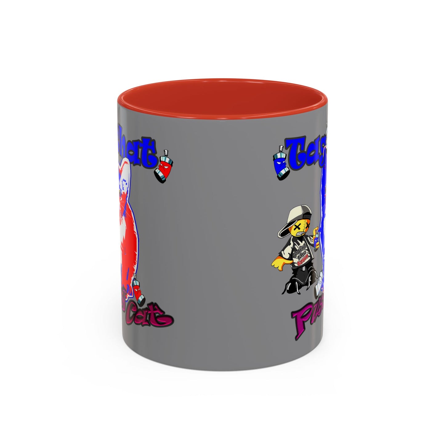 tag that - Accent Mug (grey)