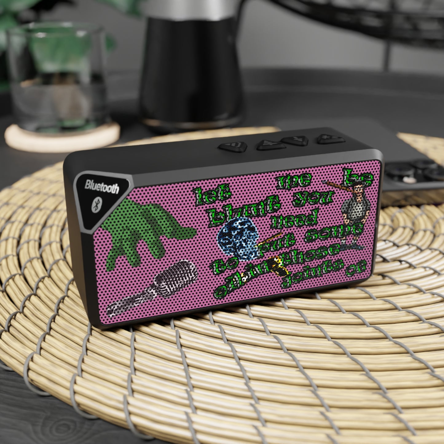 og - Jabba Bluetooth Speaker (light pink)