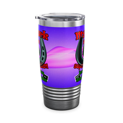 my luck - Ringneck Tumbler, 20oz (purple-pink wave)