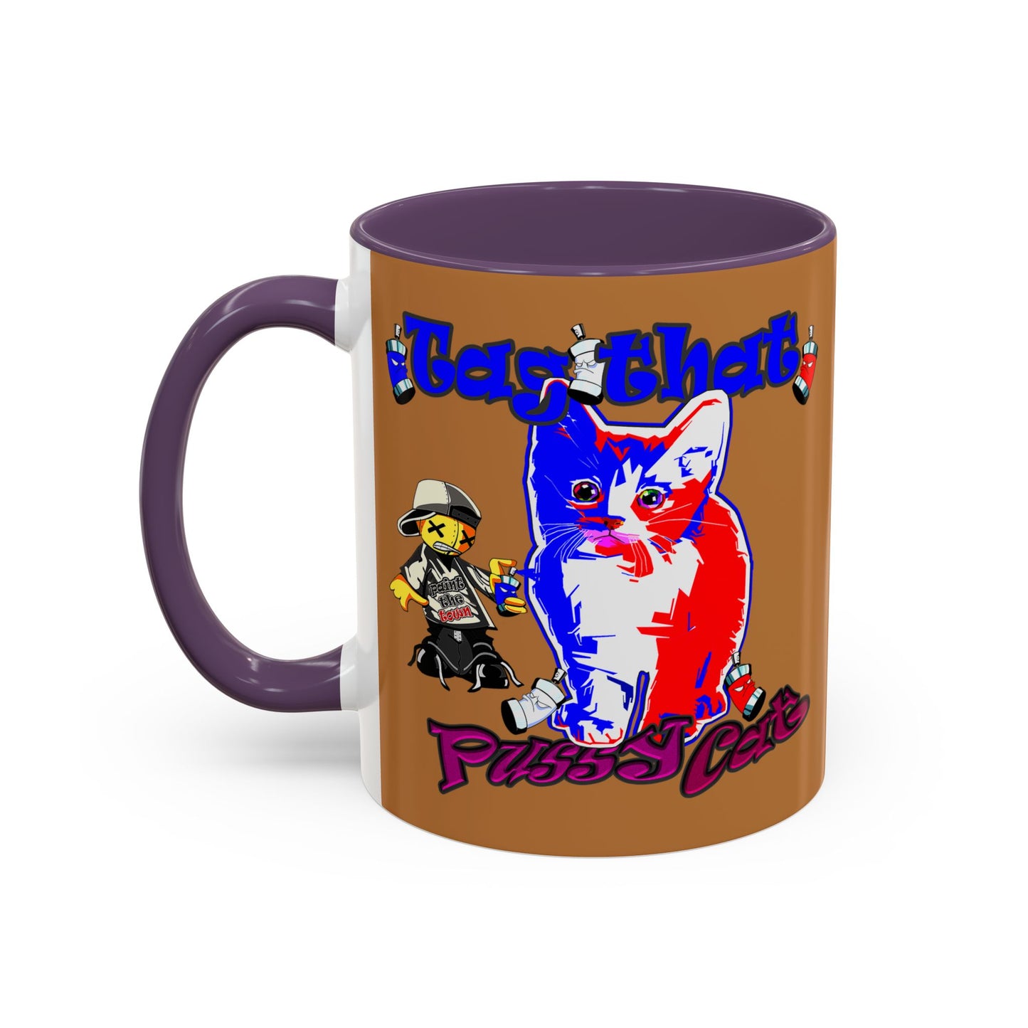 tag that - Accent Mug (light brown)