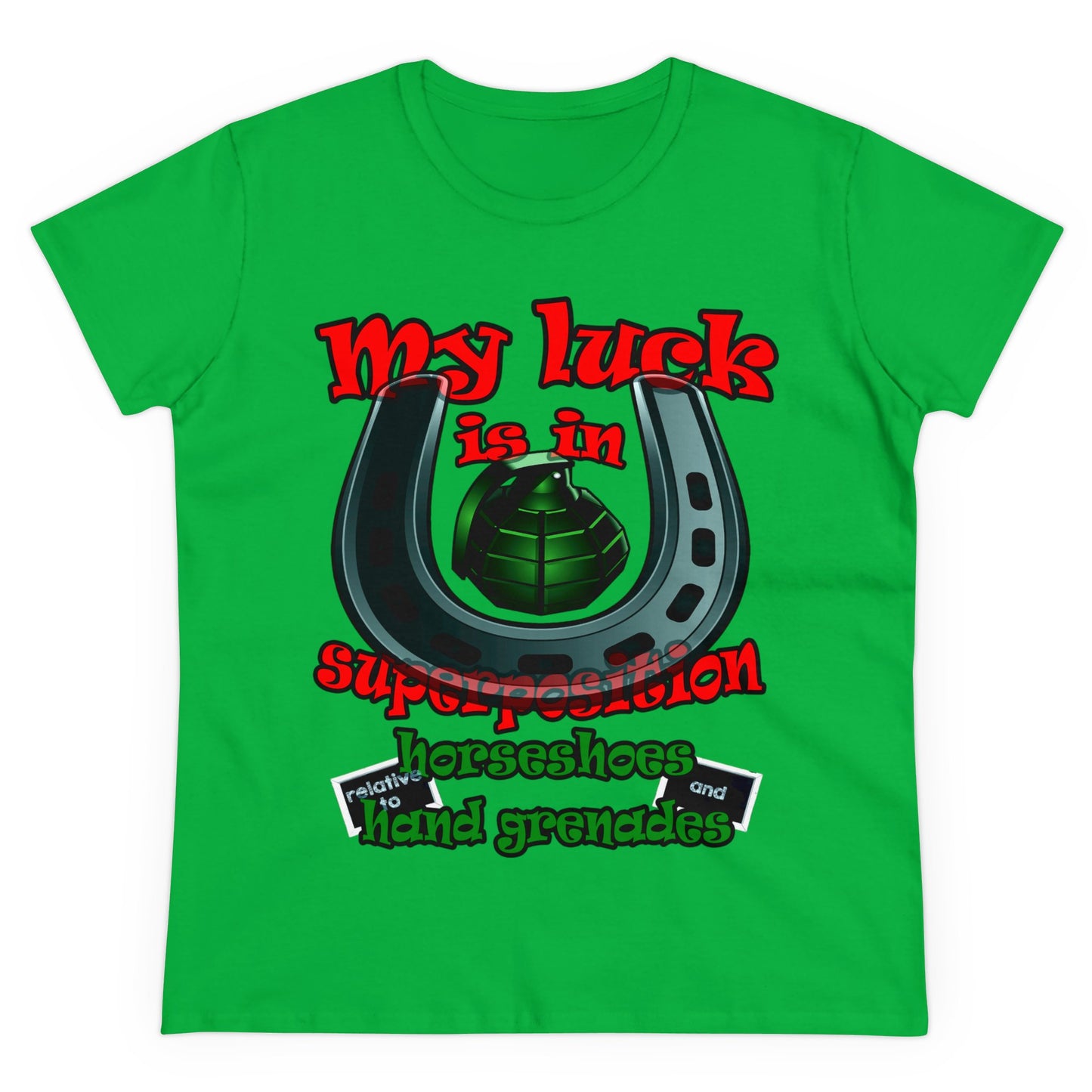 my luck - Women's Midweight Cotton Tee