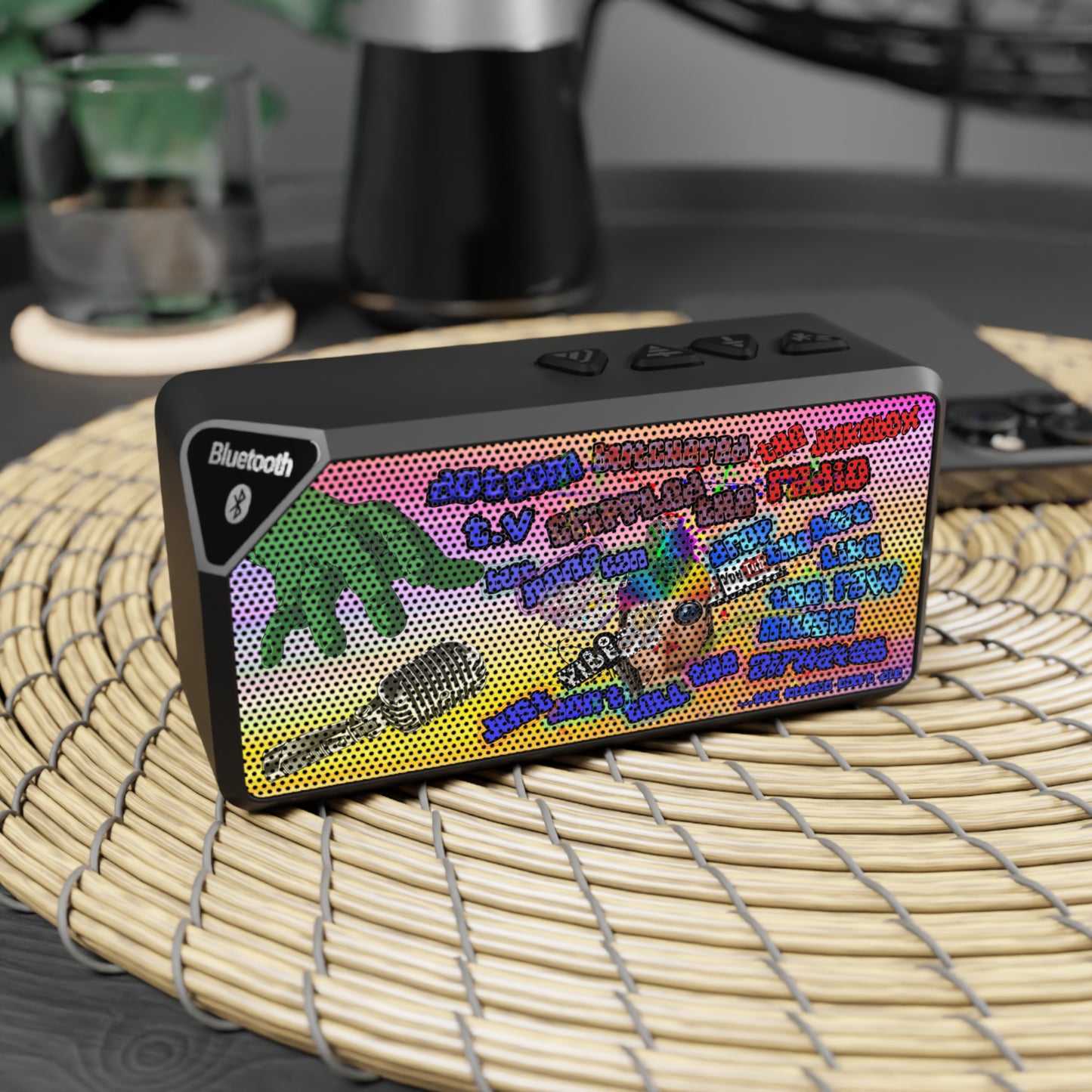 drop the beat - Jabba Bluetooth Speaker (color blur)