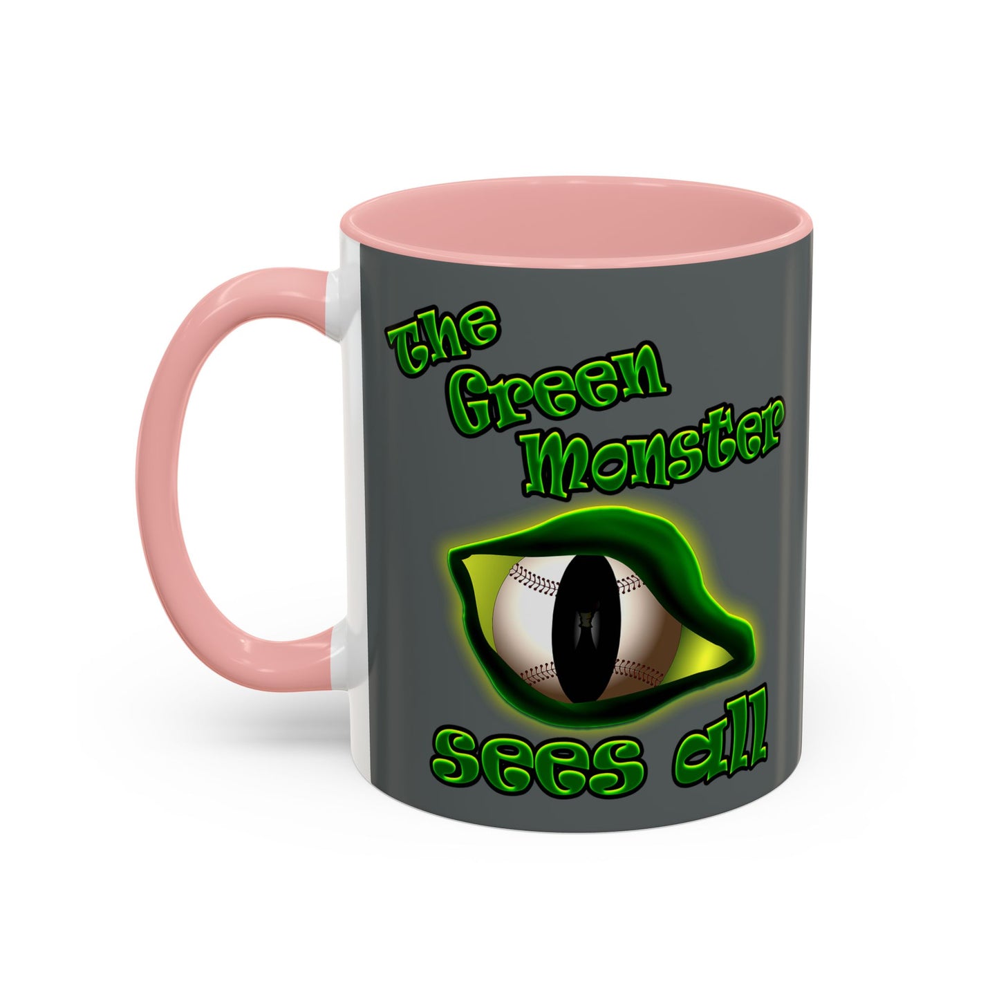 green monster - Accent Mug (dark grey)