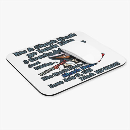 shark week - Mouse Pad (Rectangle) - (white)
