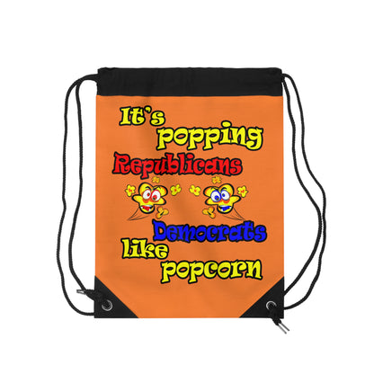 popping like popcorn - Drawstring Bag (crusta)
