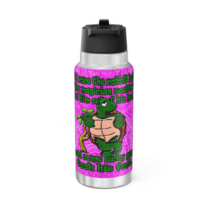 turtle race - Gator Tumbler, 32oz  (pink swirl)