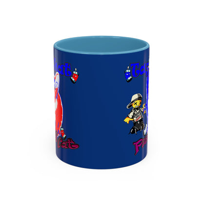 tag that - Accent Mug (dark blue)