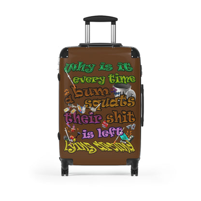the bum's shit - Suitcase (brown)