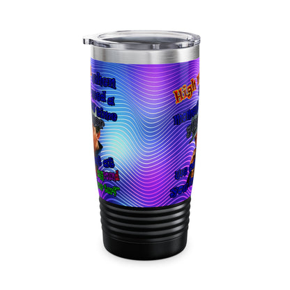 high noon - Ringneck Tumbler, 20oz (purple wave)