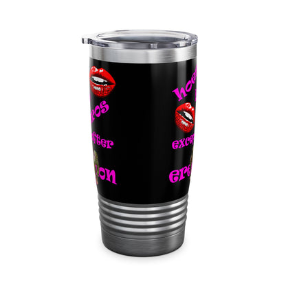 hoes b4 bros - Ringneck Tumbler, 20oz (black)