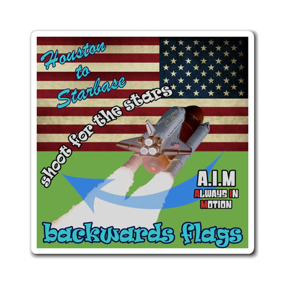 shoot for the stars - Magnets - (green)