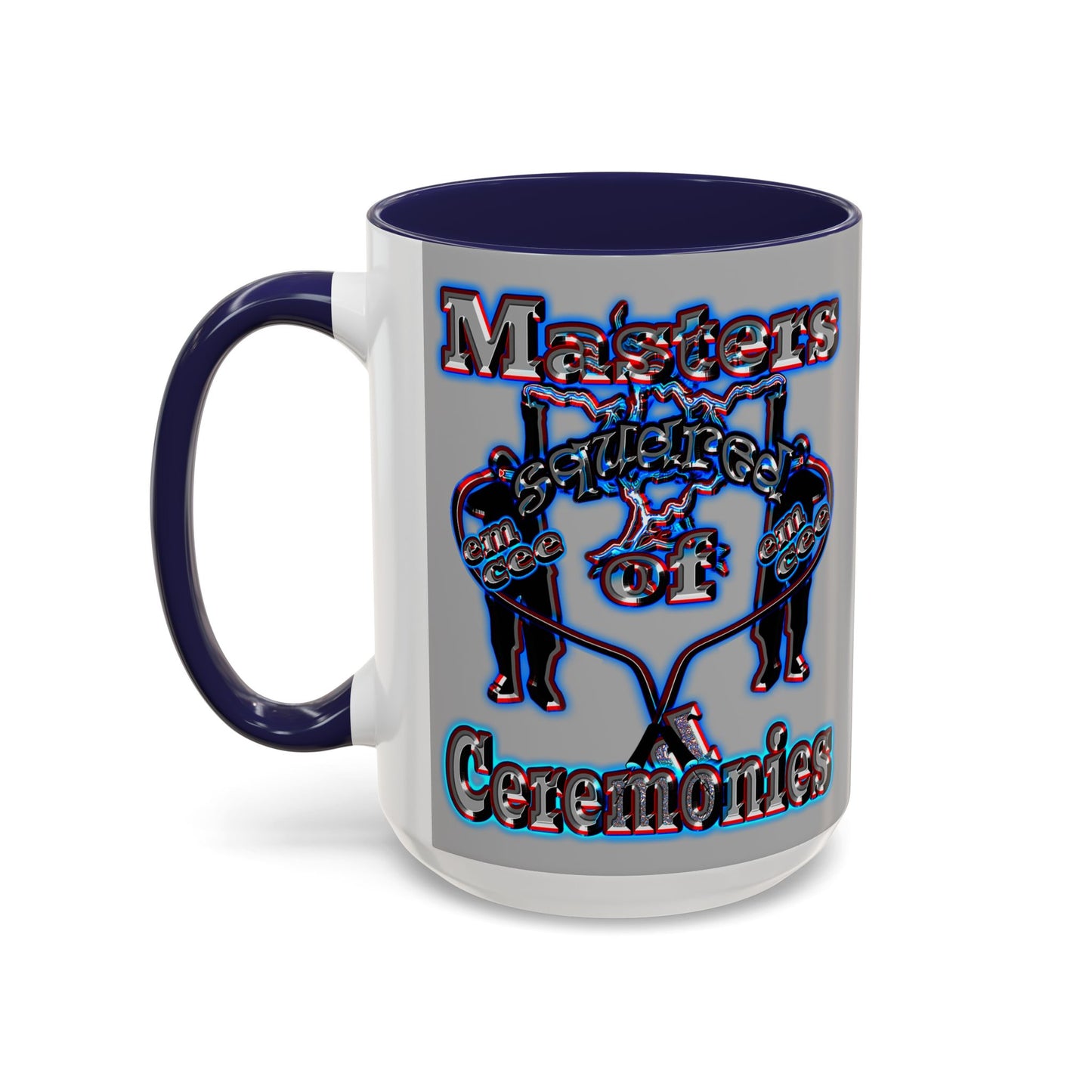 em cee squared - Accent Mug (light grey)