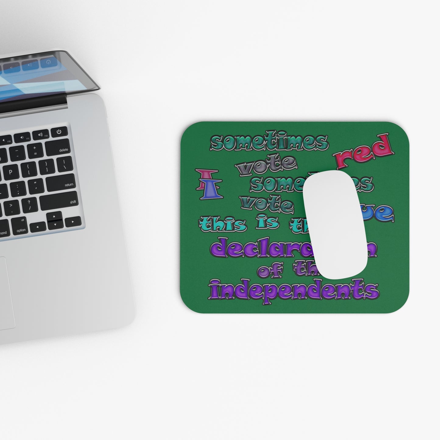 declaration of the independents - Mouse Pad (Rectangle) (dark green)