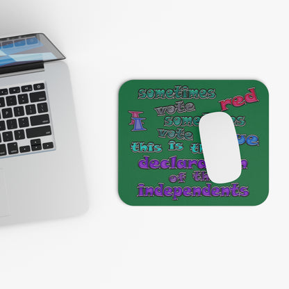 declaration of the independents - Mouse Pad (Rectangle) (dark green)