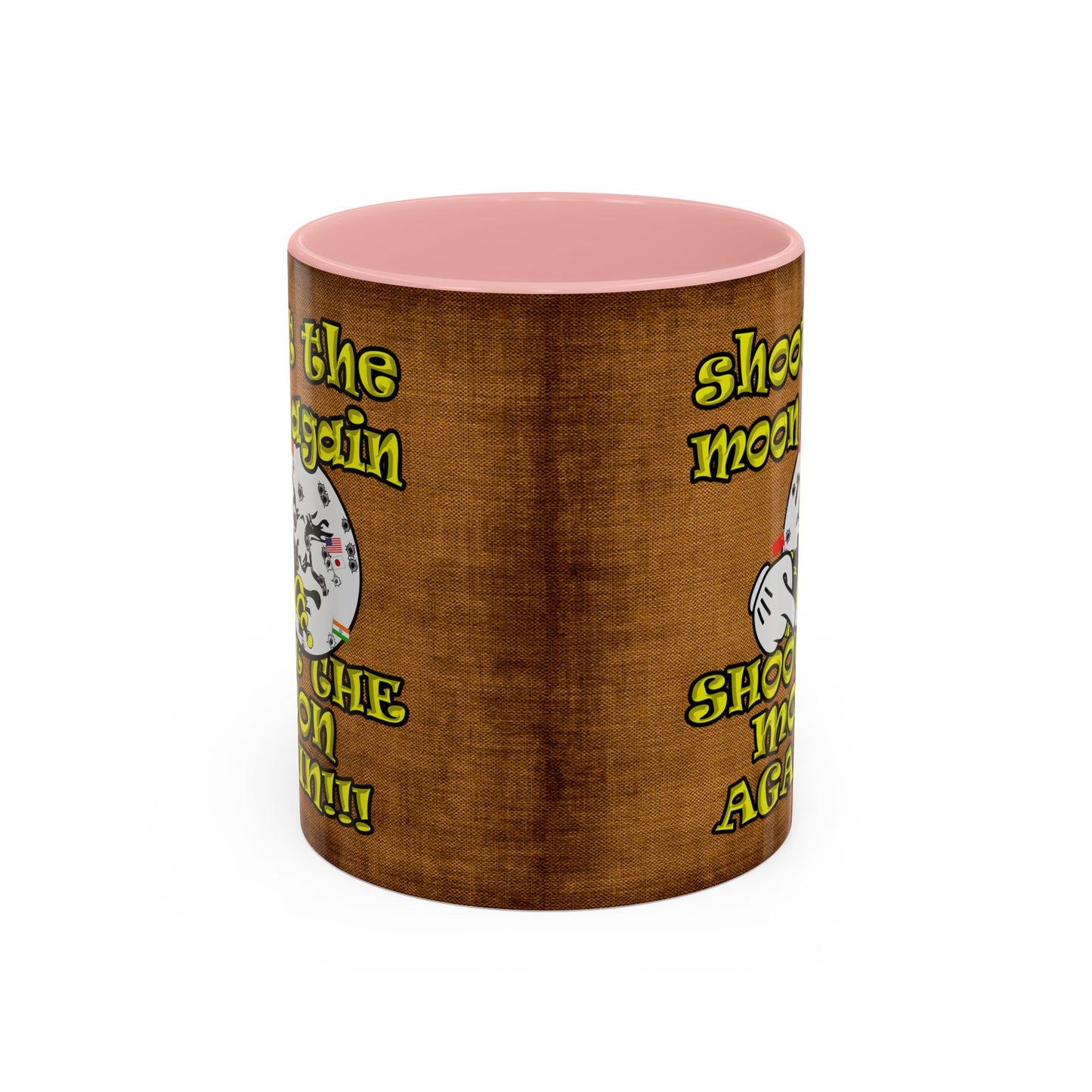 shoot the moon again - Accent Mug (brown papyrus)