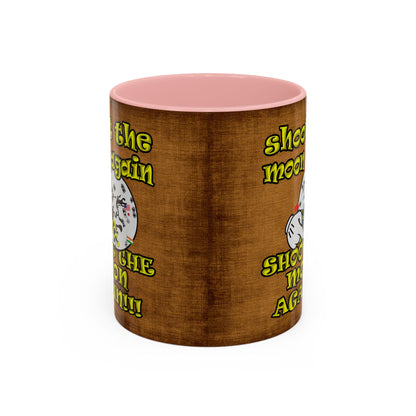 shoot the moon again - Accent Mug (brown papyrus)
