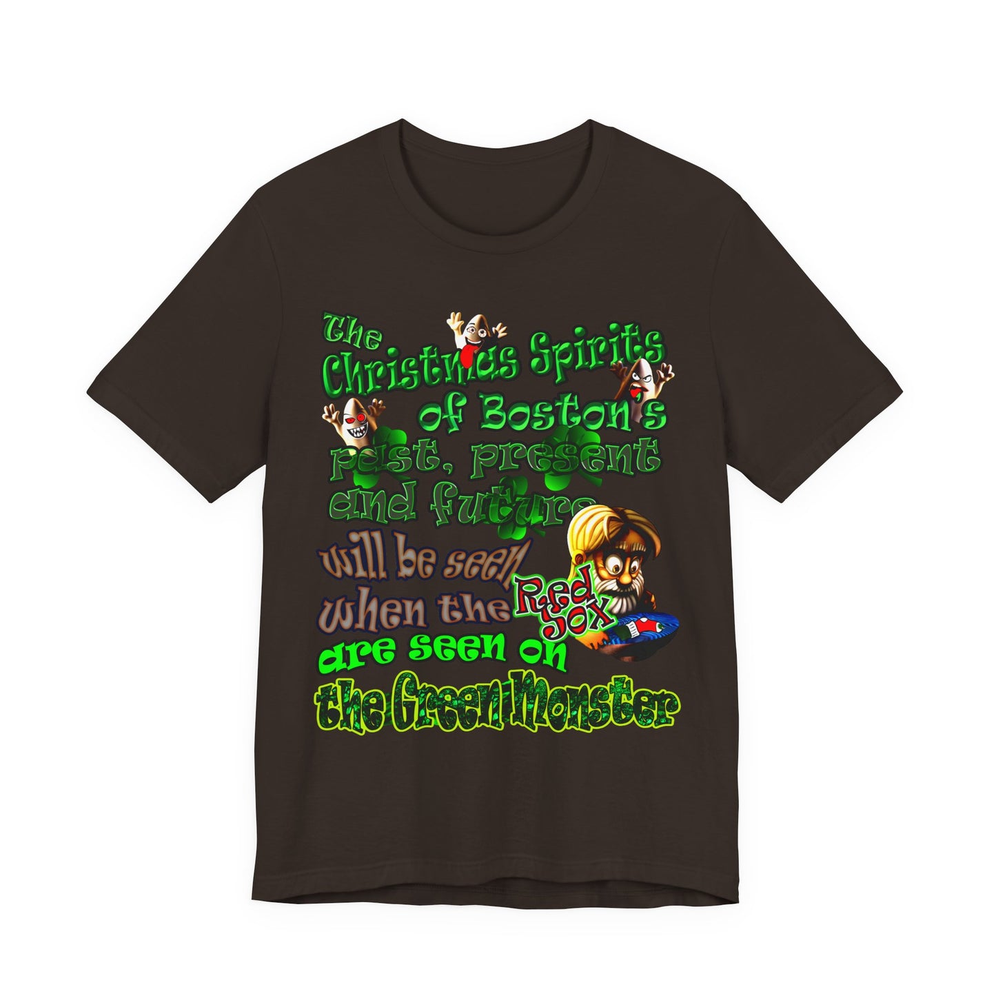 christmas spirits of boston - Unisex Jersey Short Sleeve Tee