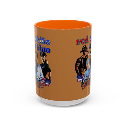 rw&b lives matter - Accent Mug (light brown)