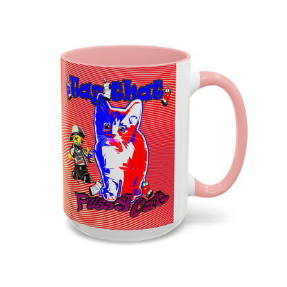 tag that - Accent Mug (yellow-orange wave)