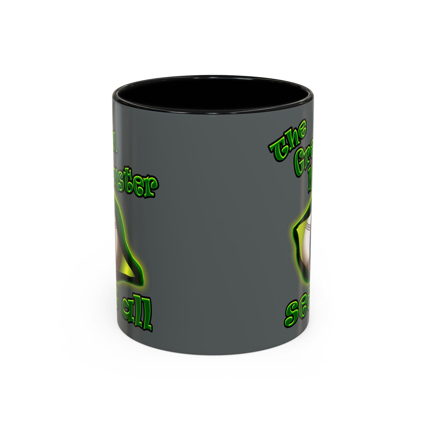 green monster - Accent Mug (dark grey)