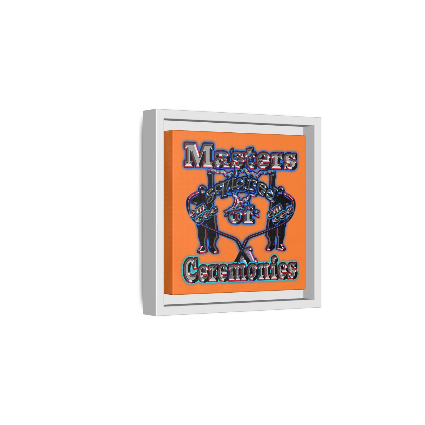 em cee squared - framed canvas art (crusta)
