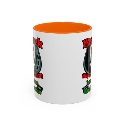 my luck - Accent Mug (white)