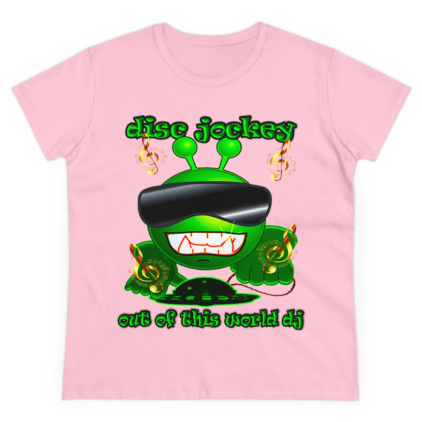 disc jockey - Women's Midweight Cotton Tee
