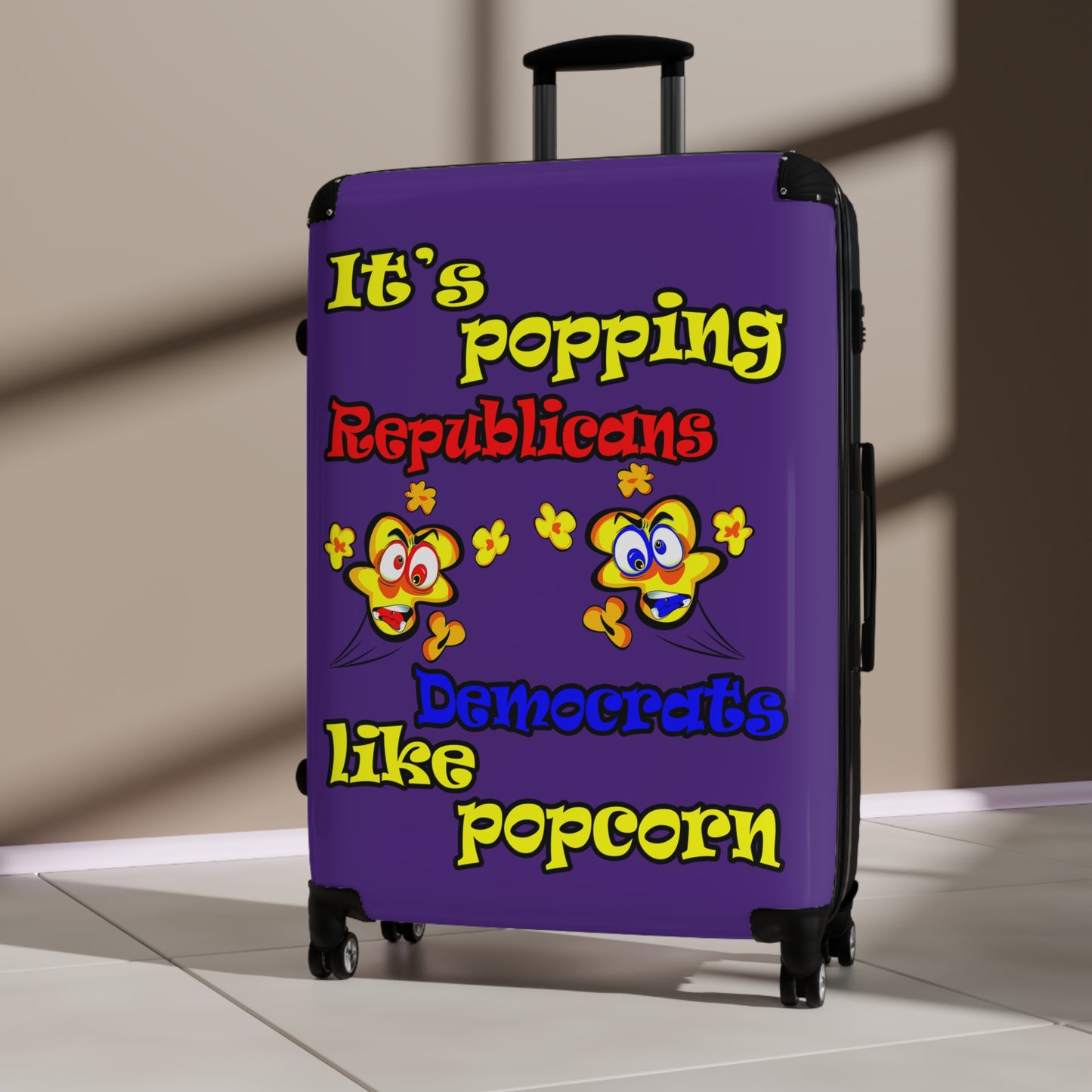 popping like popcorn - Suitcase (purple)