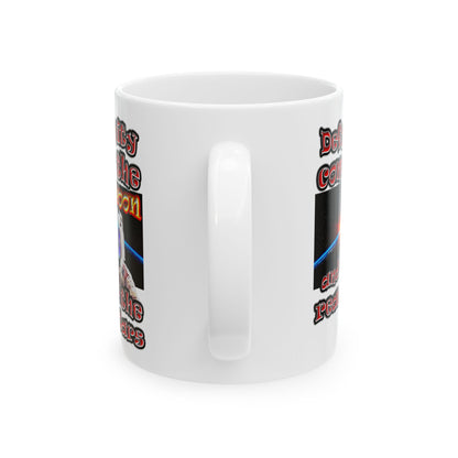 defy conquer reach - White Mug (white)