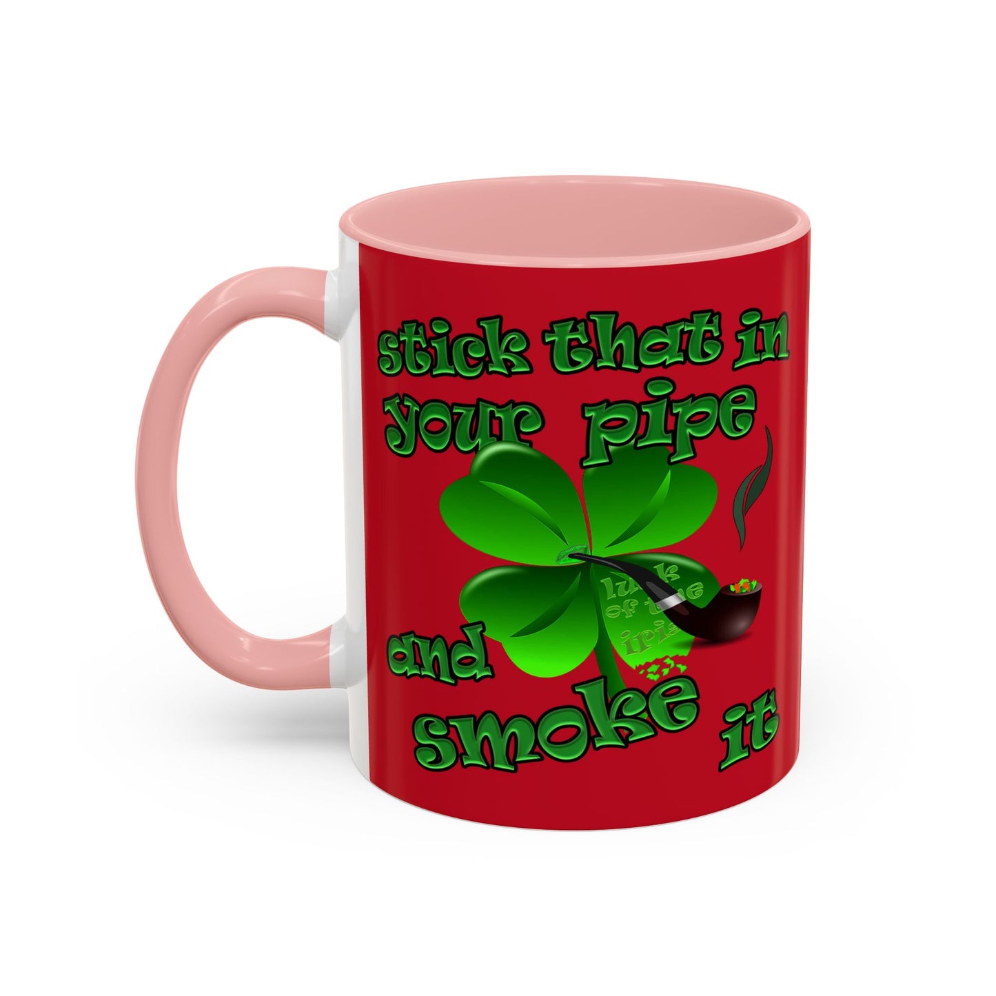 celtics logo - Accent Mug (dark red)
