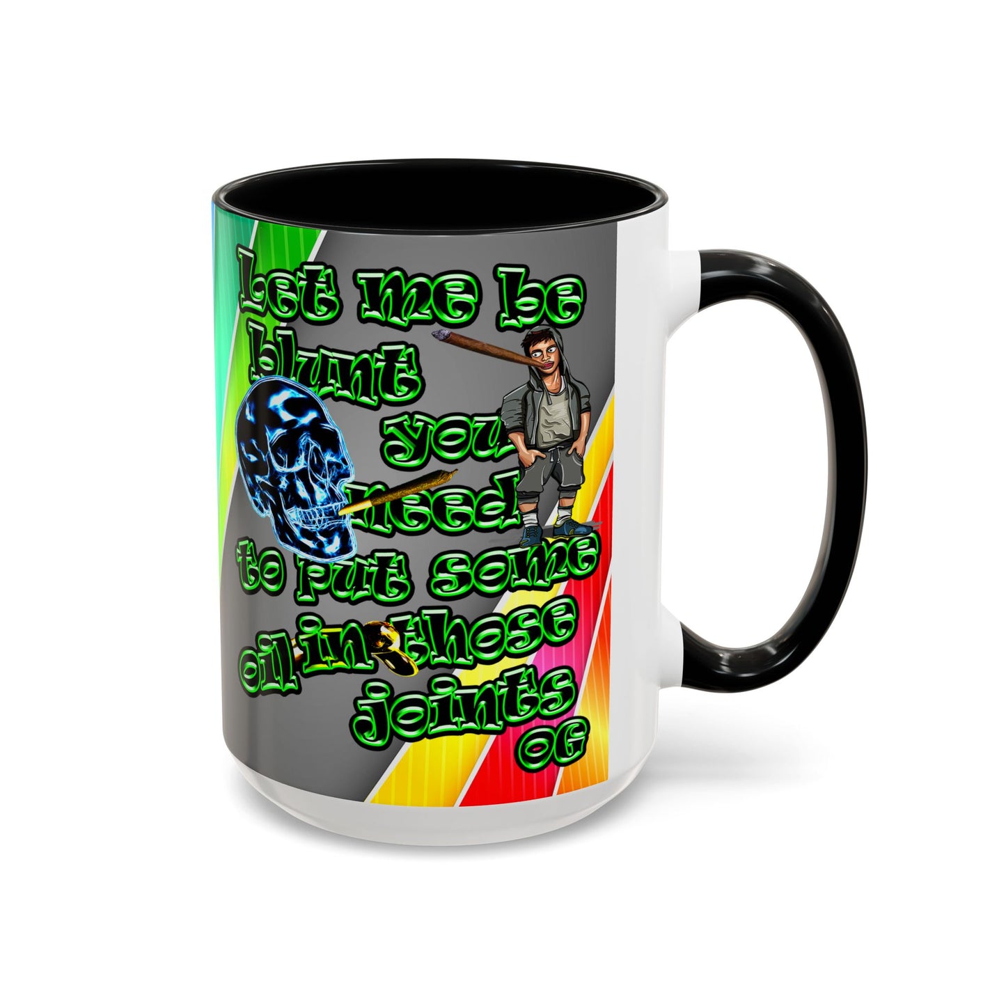 og - Accent Mug (rainbow split)