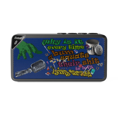 the bum's shit - Jabba Bluetooth Speaker (dark blue)