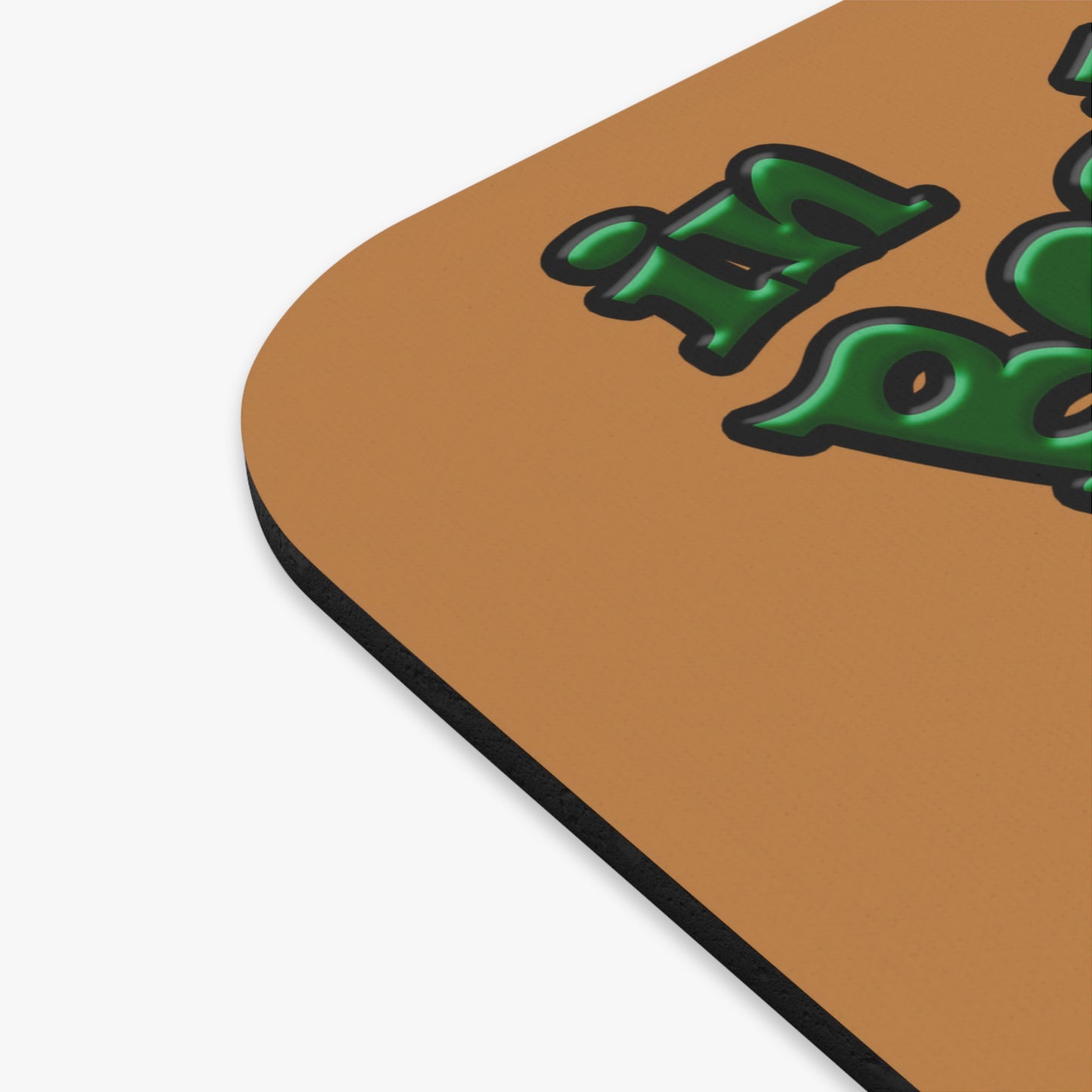 celtics logo - Mouse Pad (Rectangle) (light brown)