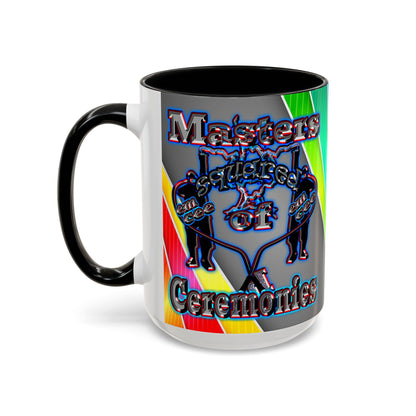 em cee squared - Accent Mug (rainbow split)
