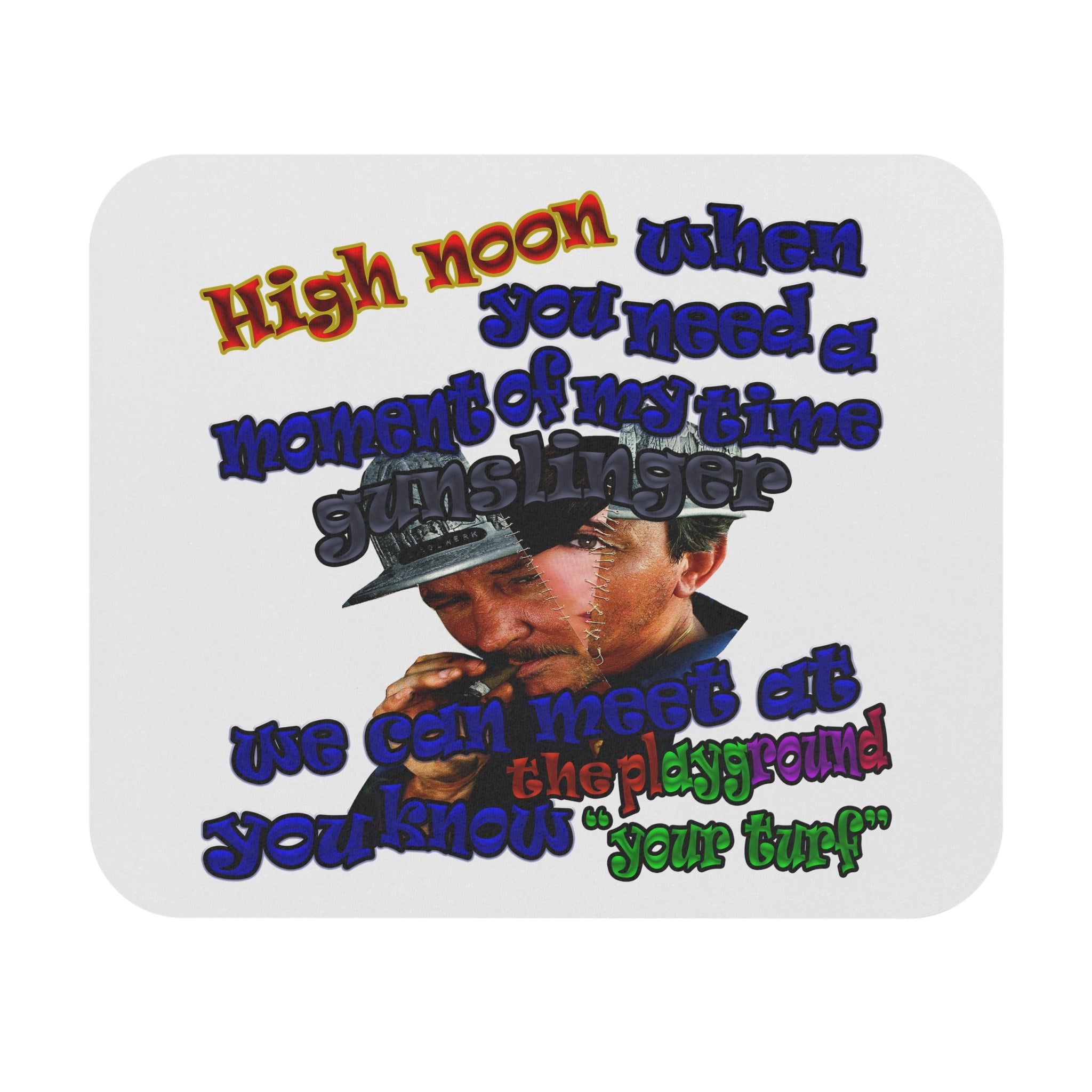 high noon - Mouse Pad (Rectangle) (white)